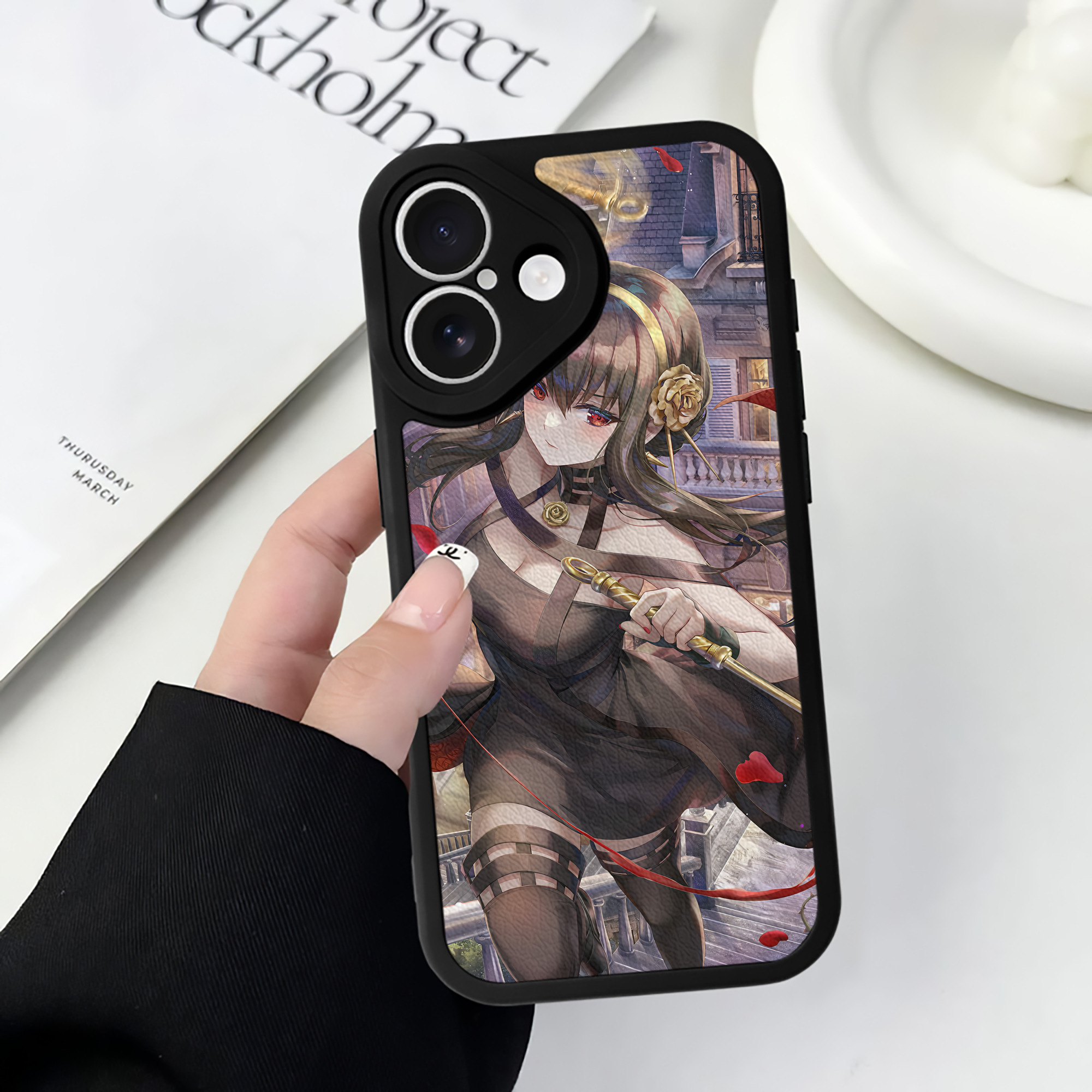 （画像用） SPY×FAMILY间谍家家酒 【iPhone 16シリーズ対応】シリコンスマホケース（レザー調） 材質：シリコン